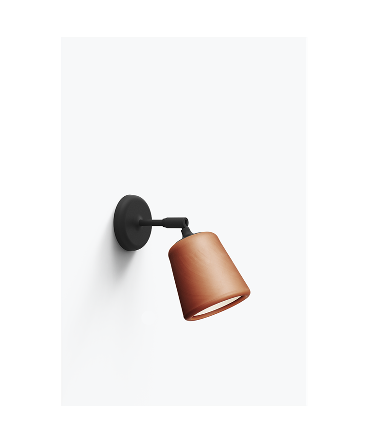 Material Vegglampe Terracotta New Works Material Vegglampe Terracotta New Works